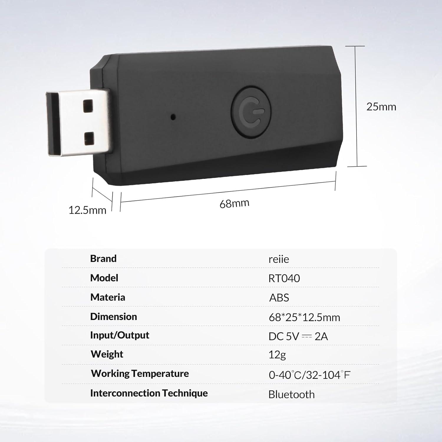 Interruptor USB Inalámbrico Reiie RT040 Control Inteligente