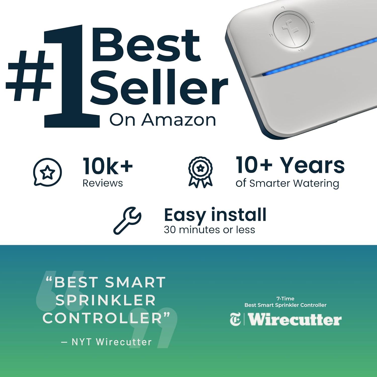 Controlador de Riego Rachio 3 | 16 Zonas, Wi-Fi y Ahorro de Agua