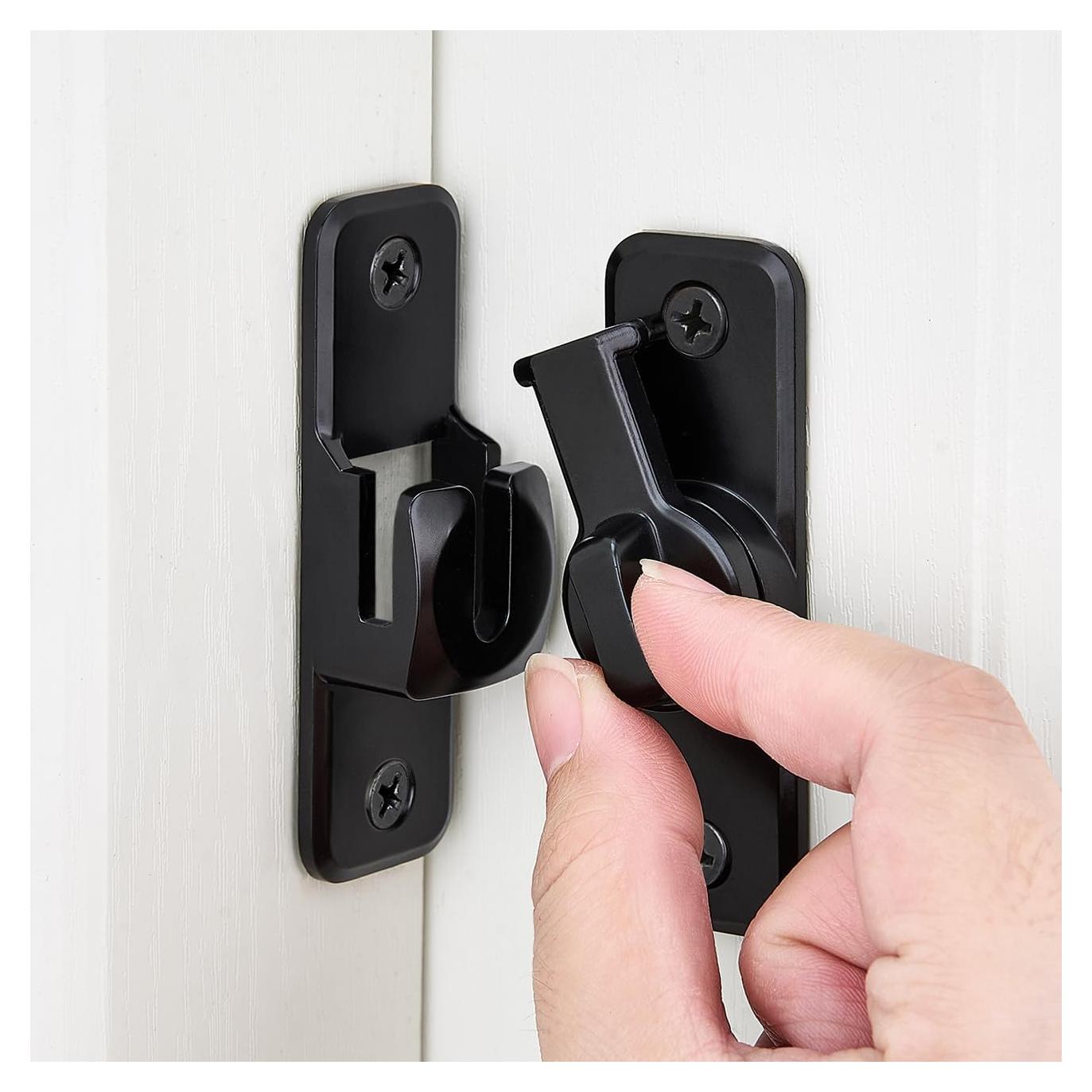 Cerradura de Pestillo de Seguridad INIRET Negra 2.54cm