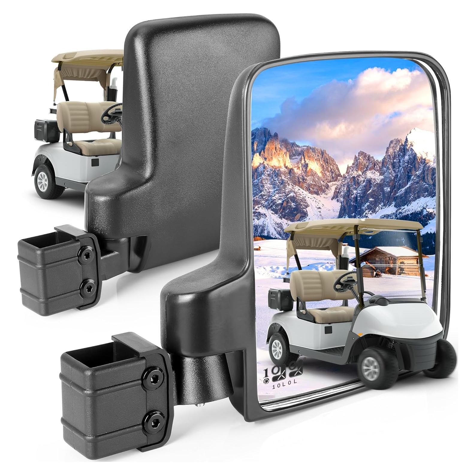 Espejos Laterales 9.99WORLD MALL para Carro de Golf Plegables