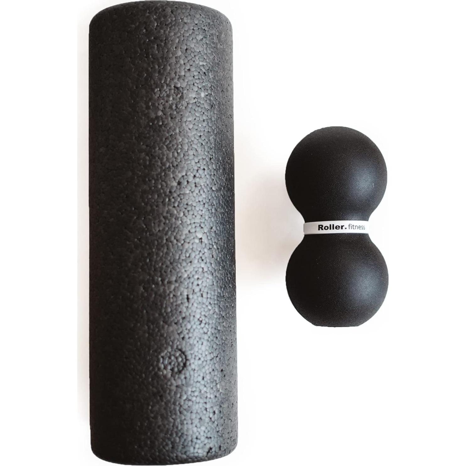 Rodillo de Espuma Infinito Rodillo Fitness 20x10cm Negro Firme