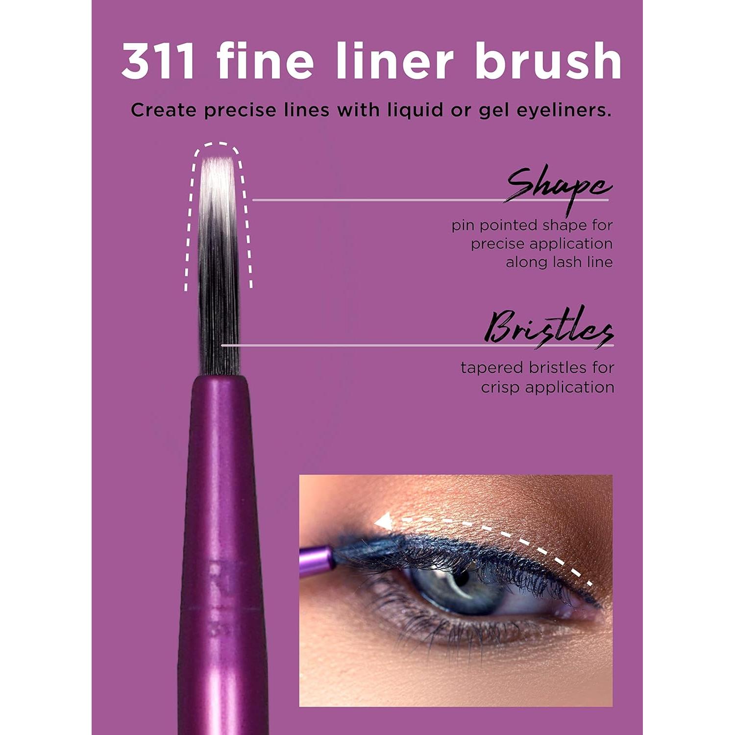 Set de Pinceles para Ojos Real Techniques - 6 Piezas Morado