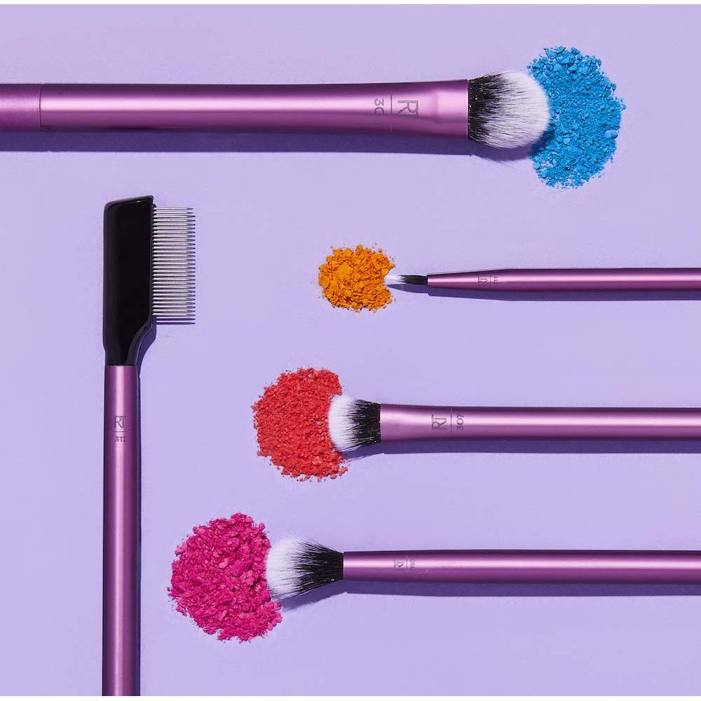 Set de Pinceles para Ojos Real Techniques - 6 Piezas Morado