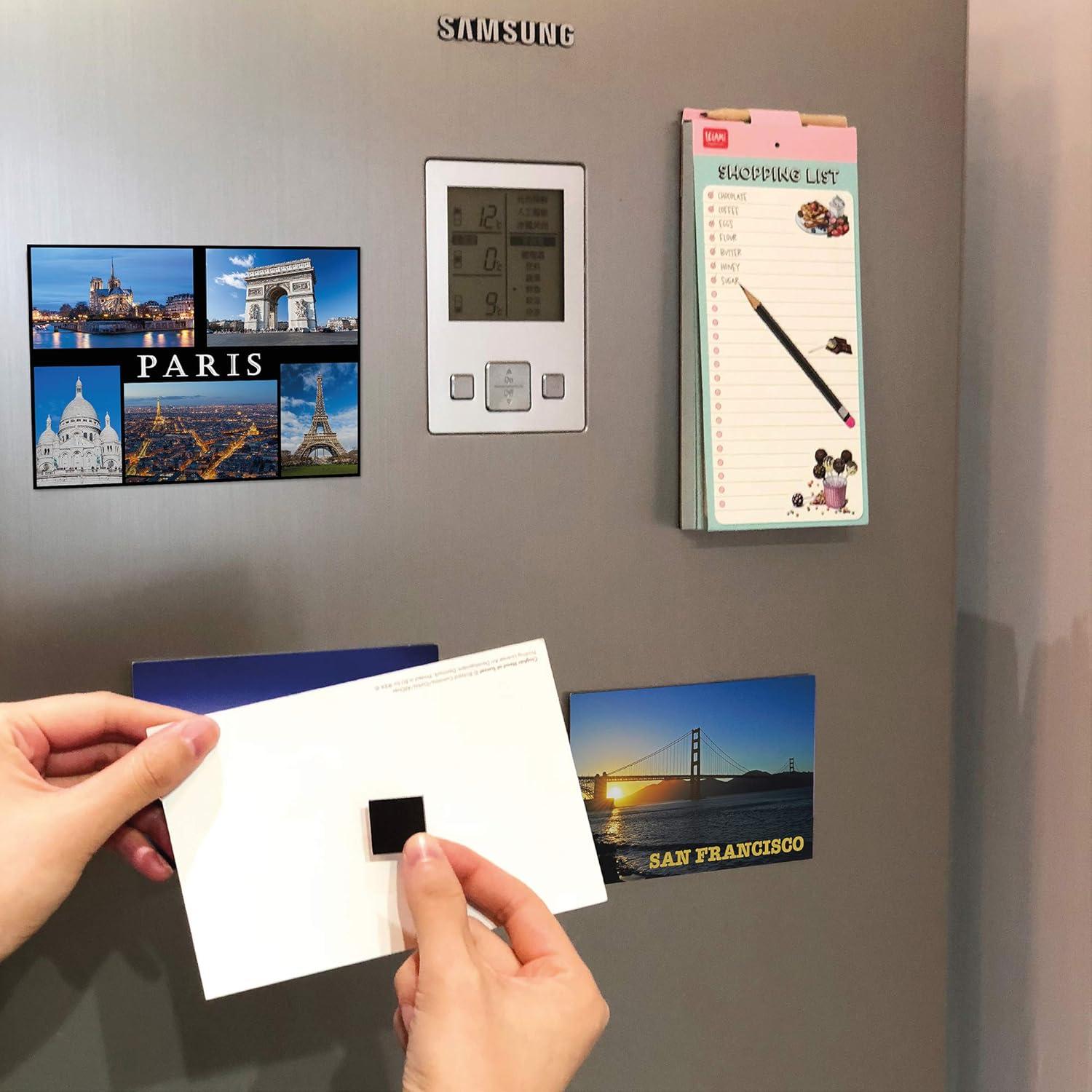 Cuadrados Magnéticos APPLAB 120 Piezas 20x20mm Adhesivo 3M