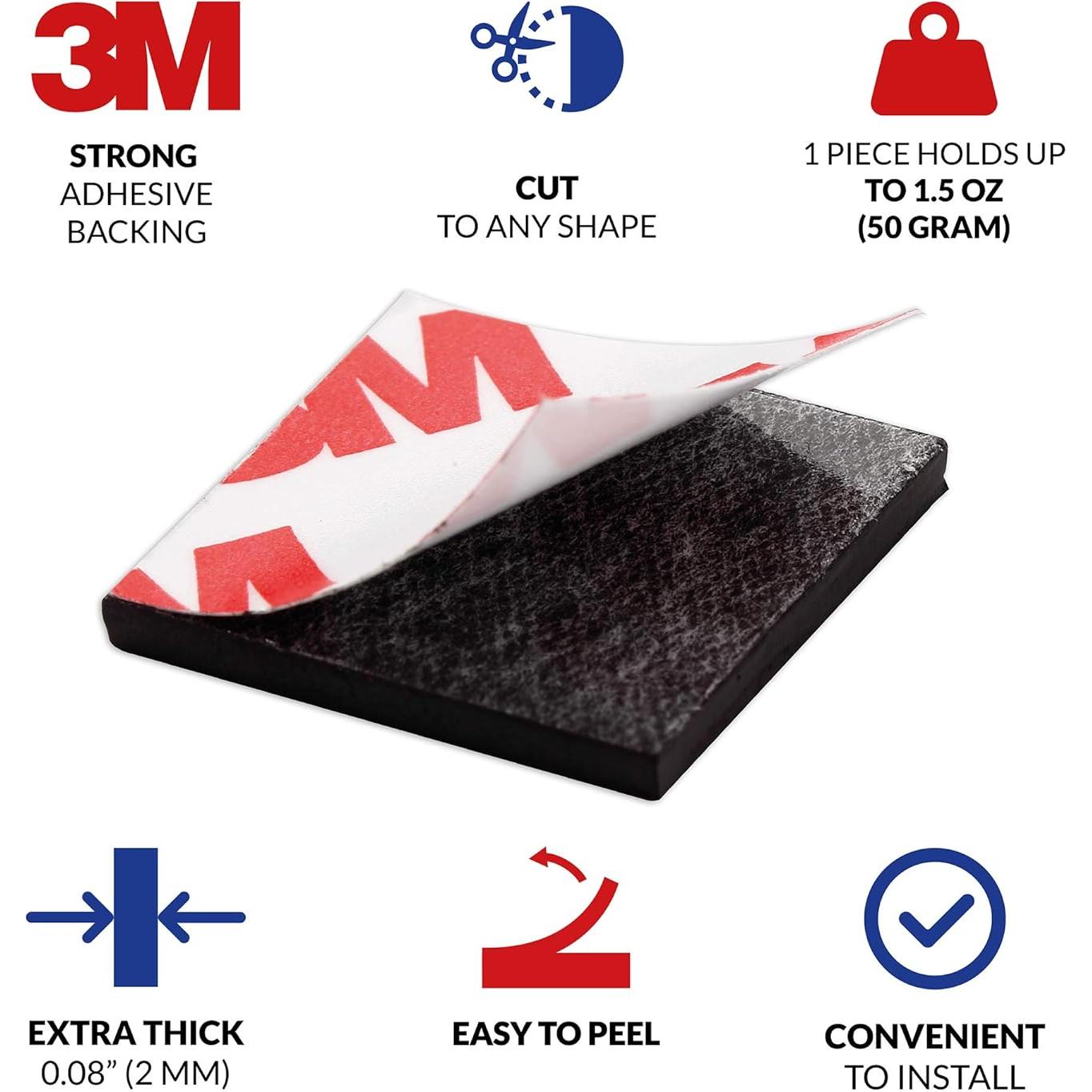 Cuadrados Magnéticos APPLAB 120 Piezas 20x20mm Adhesivo 3M