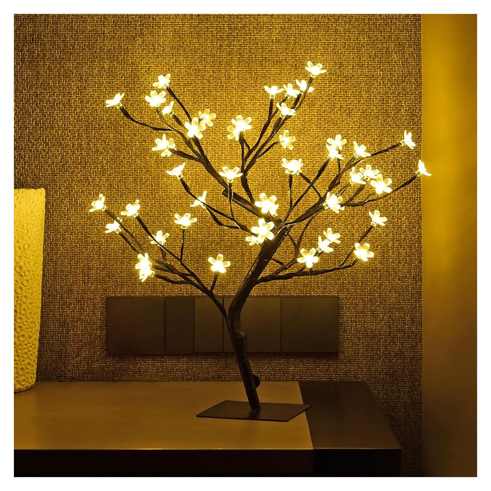 Árbol Bonsai Flor de Cerezo Lightshare 45.72 cm 48 LED
