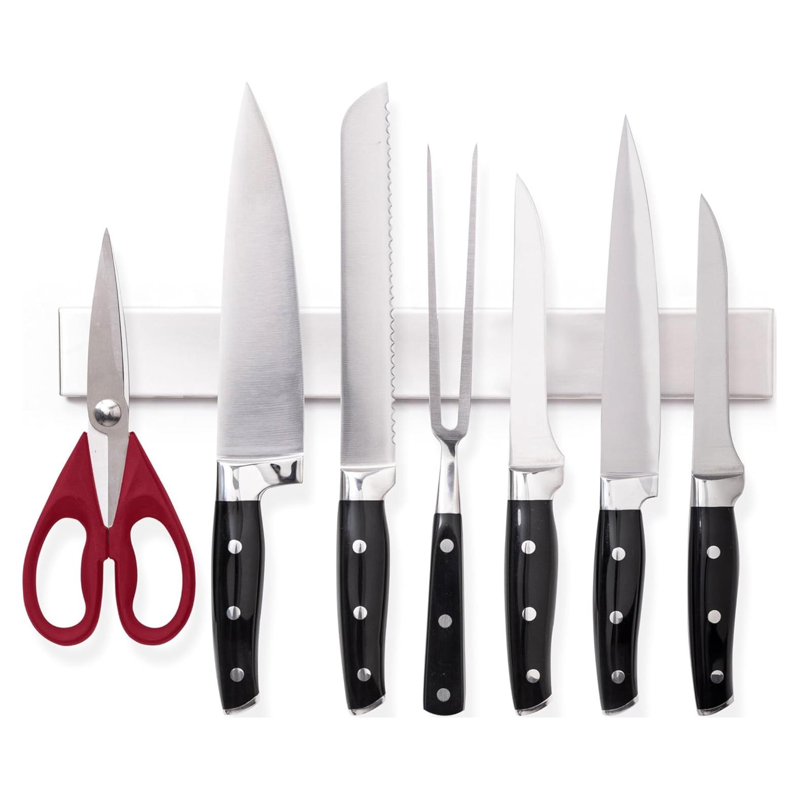 Soporte Magnético para Cuchillos GORILLA GRIP 25,4 cm Acero Inoxidable