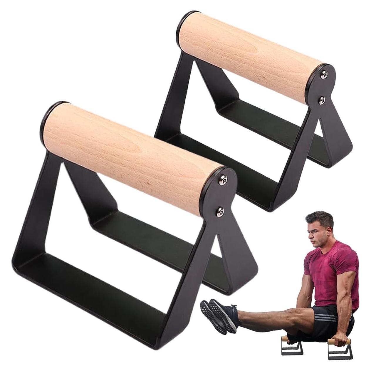Barras de Flexiones Bounabay de Madera para Fitness 181kg