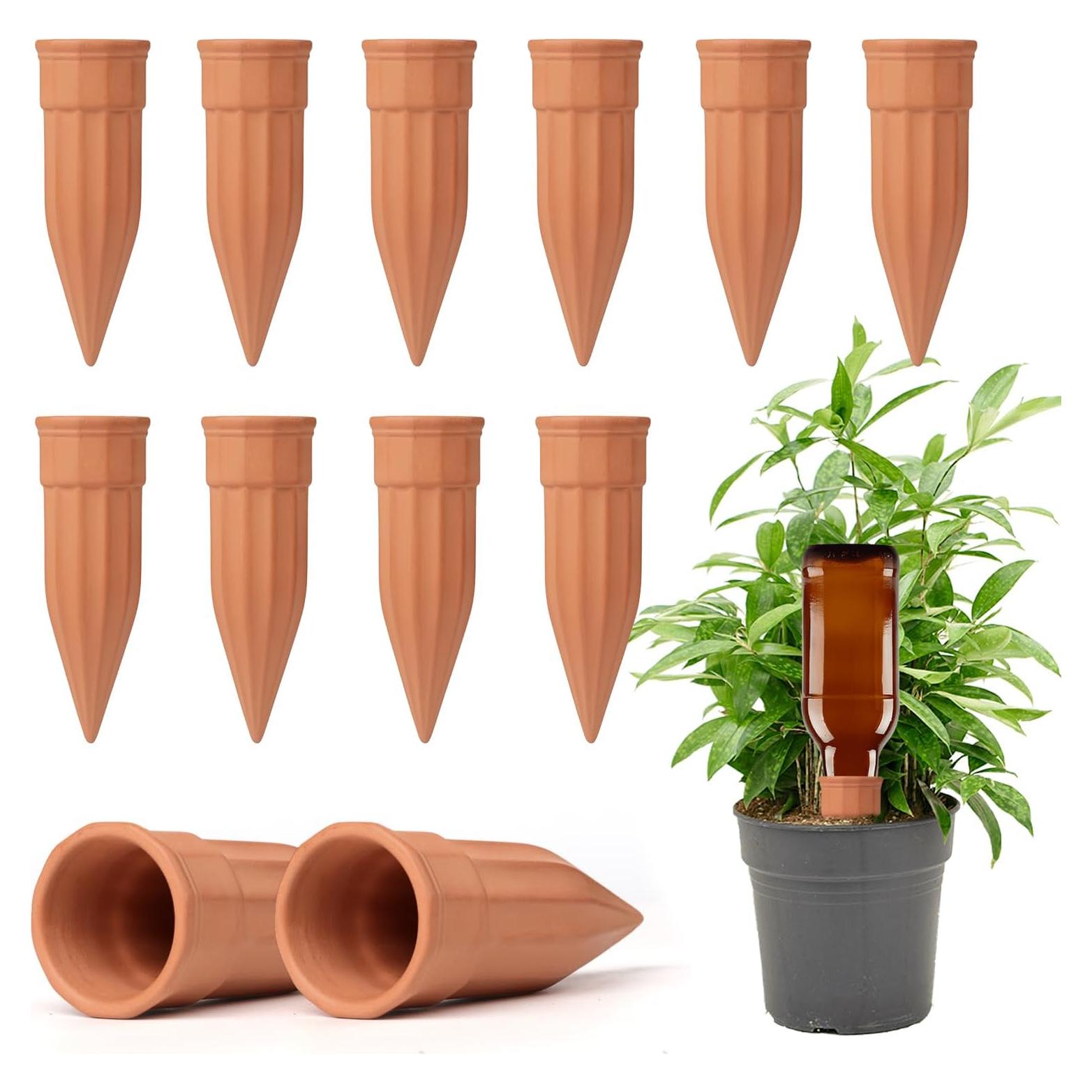 12 Picos de Riego Automático de Terracota TKSCUSR