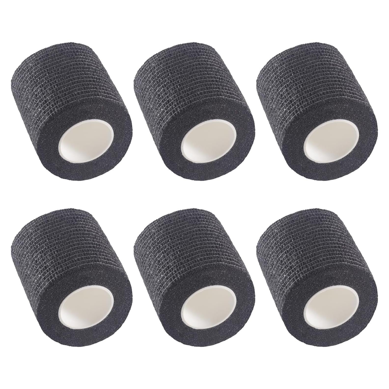 Venda Autoadhesiva Negra 2 Pulgadas IndigoCase - Paquete de 6 Rollos