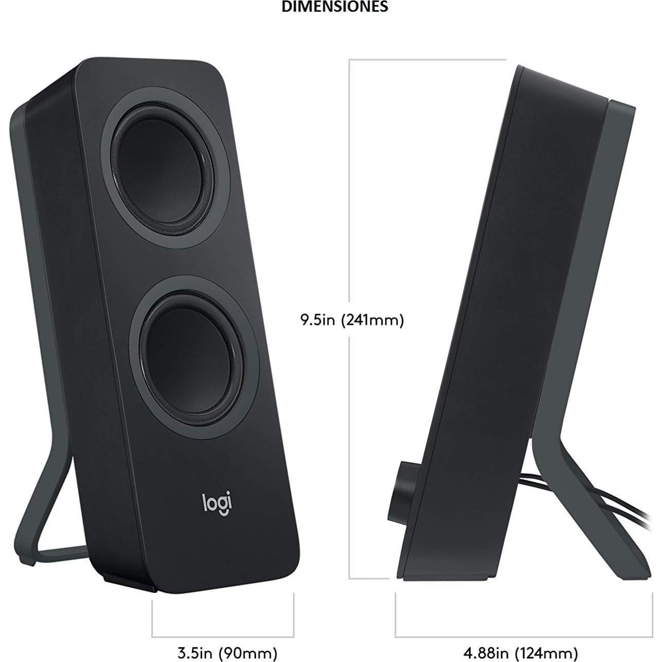 Altavoces Logitech Z207 2.0 Bluetooth Estéreo 1.31kg