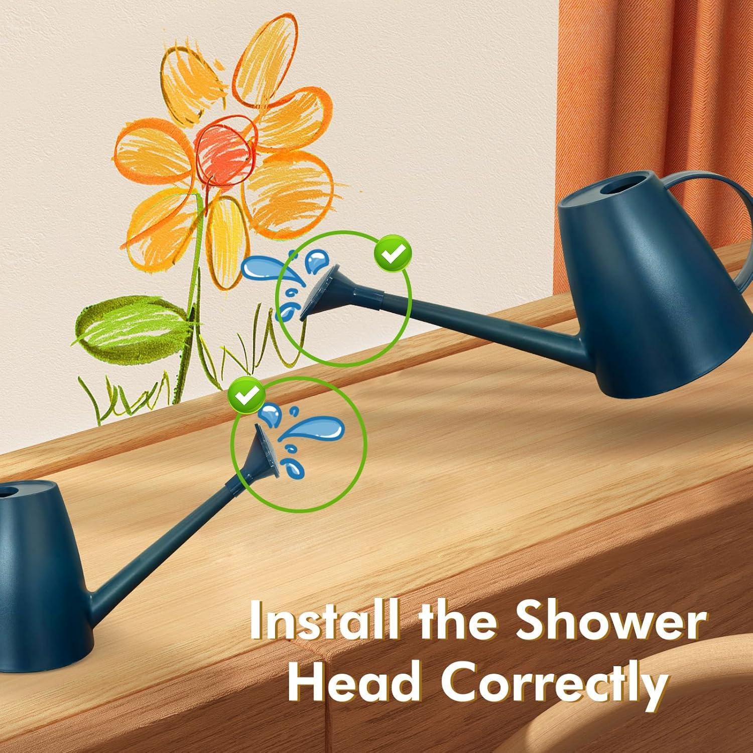 Regadera Etarewilt 1.8L Azul Oscuro para Plantas