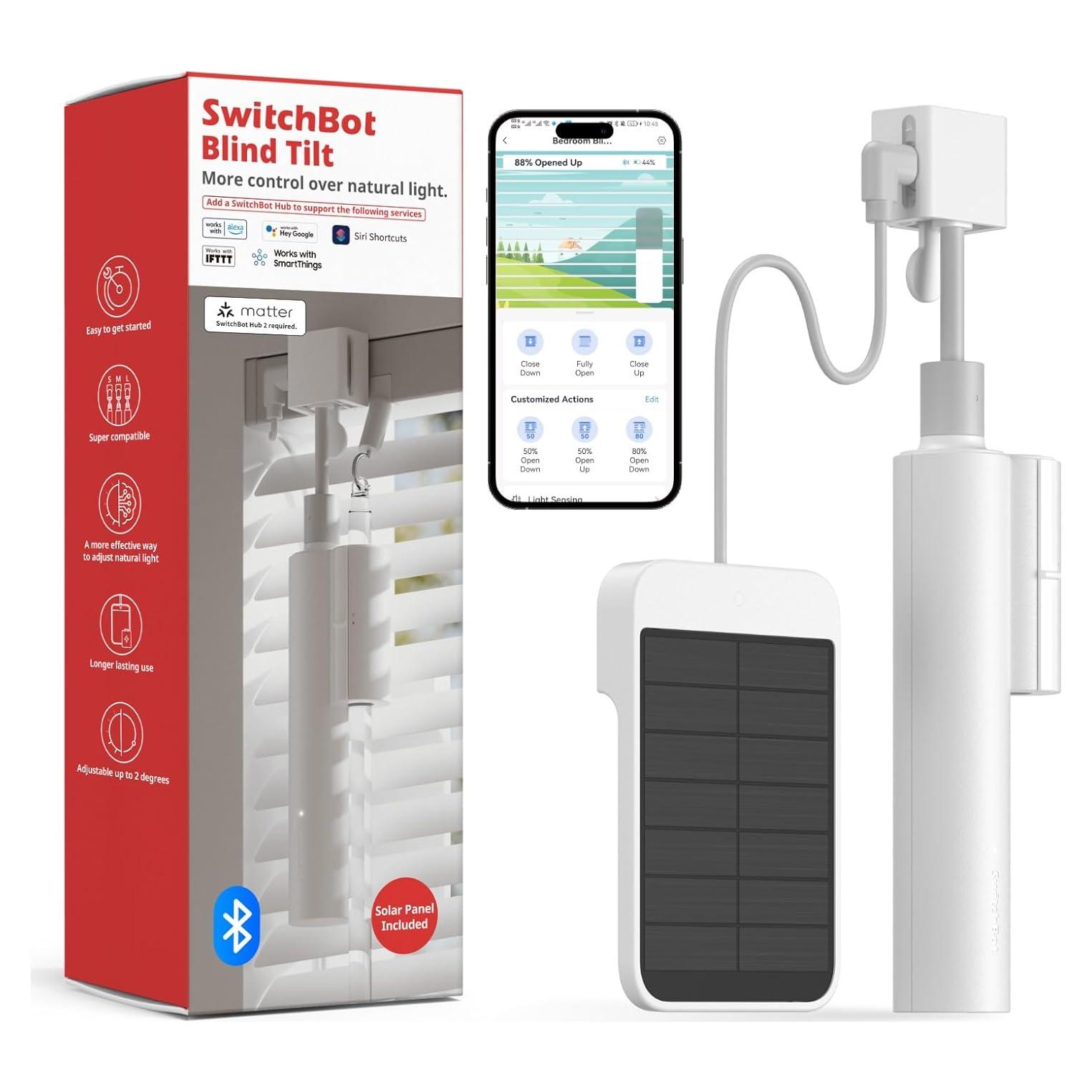 Motor de Persiana Inteligente SwitchBot Blind Tilt - Control Solar