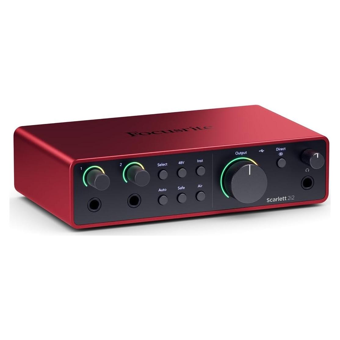 Focusrite Scarlett 2i2 4ta Gen Interfaz de Audio USB