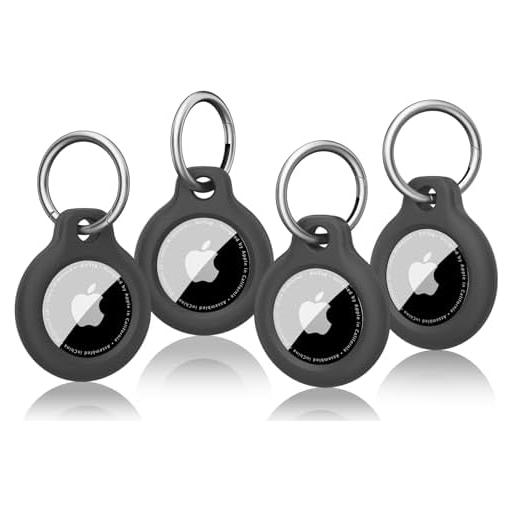 Soporte para AirTag Vancle 4 Pack - Fundas Protectores Anti-Rasguños