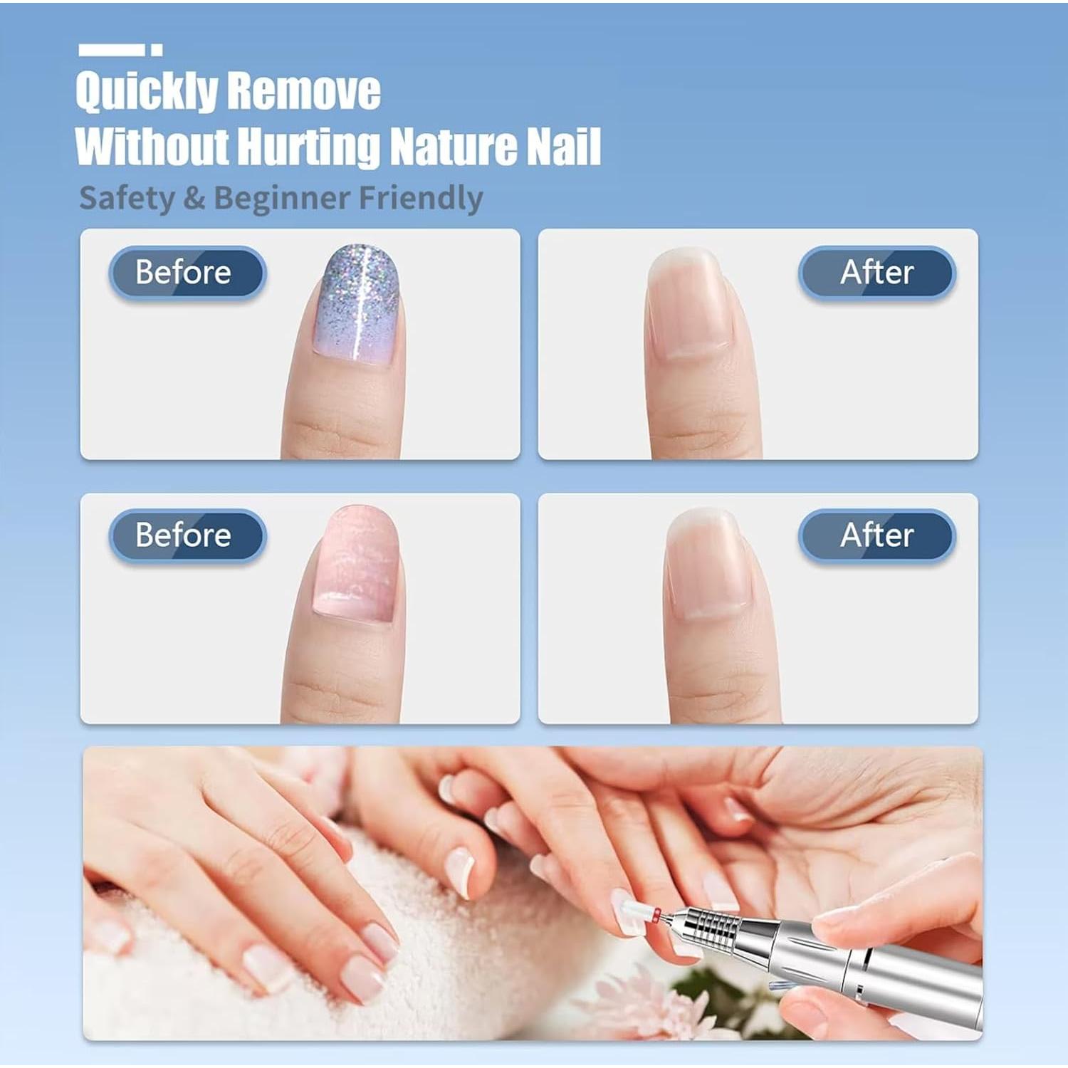 Juego de Brocas para Uñas Depvko 13PC - Carburo y Cerámica