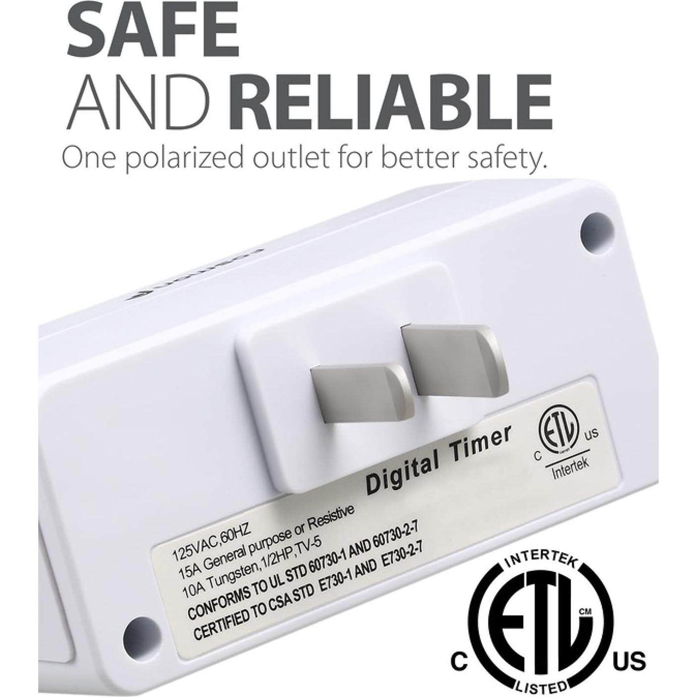 Temporizador Digital Fosmon 24 Horas para Enchufes