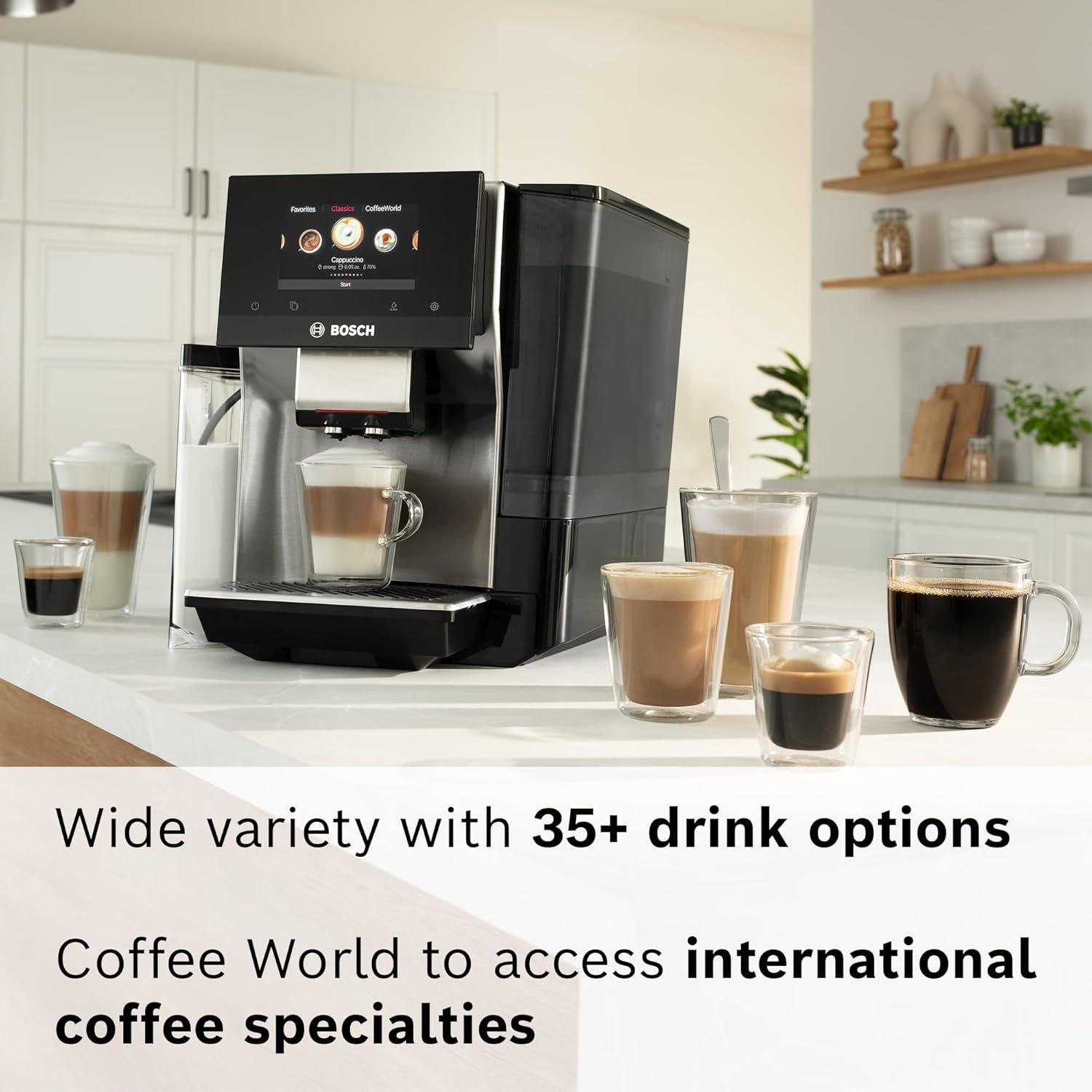 Máquina de Espresso Automática Bosch VeroCafe 800 Series - 36 Bebidas