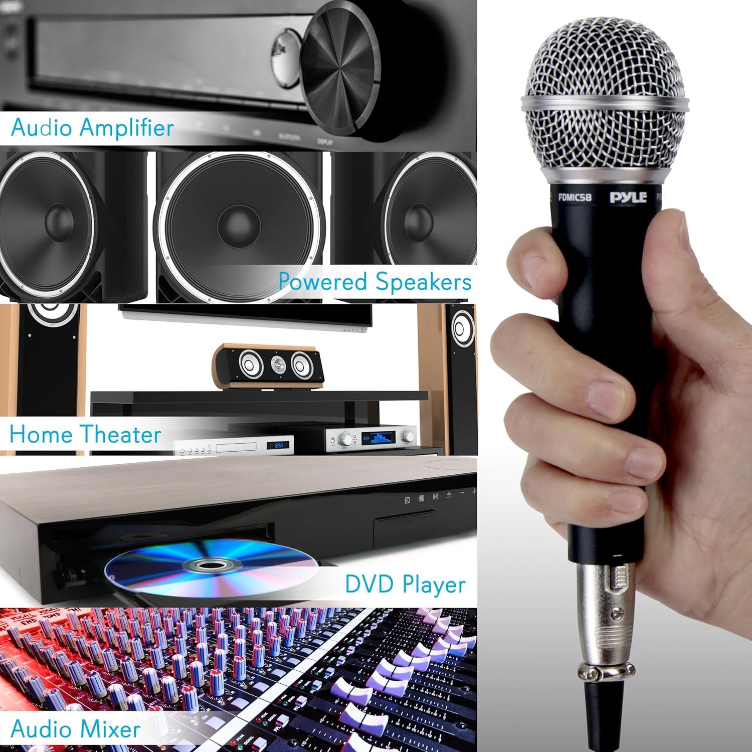 Micrófono de Mano Pyle PDMIC58 - Dinámico Cardioide 0,67 kg