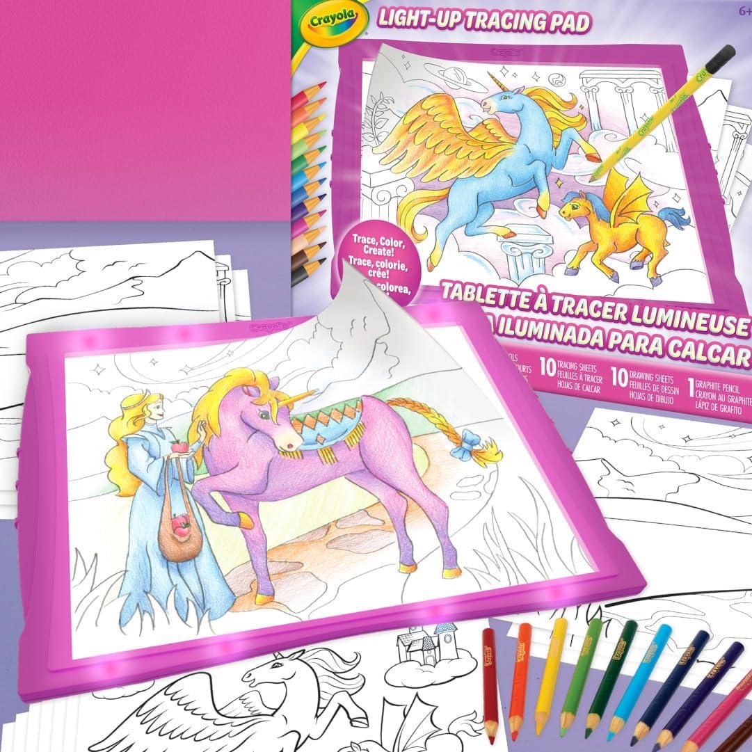 Crayola Luz Tracing Pad Rosa - Kit de Arte para Niños