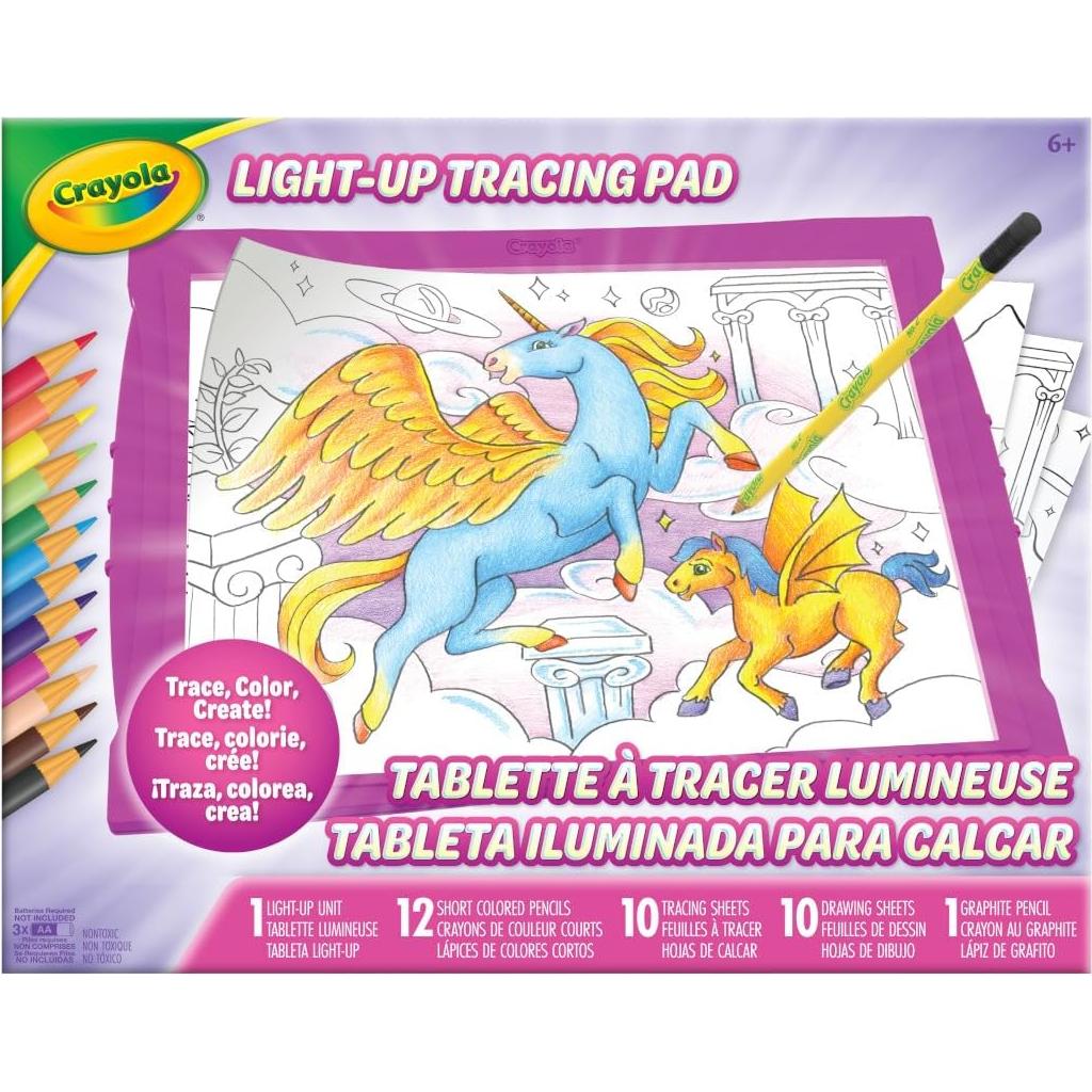 Crayola Luz Tracing Pad Rosa - Kit de Arte para Niños