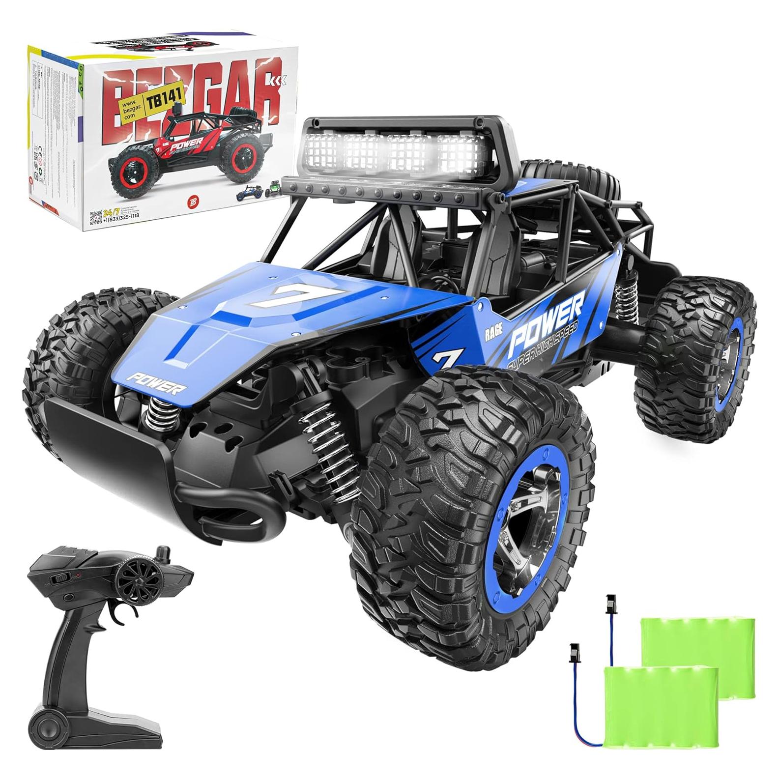 Coche RC BEZGAR TB141 1:14 Off Road 2WD 20 Km/h LED