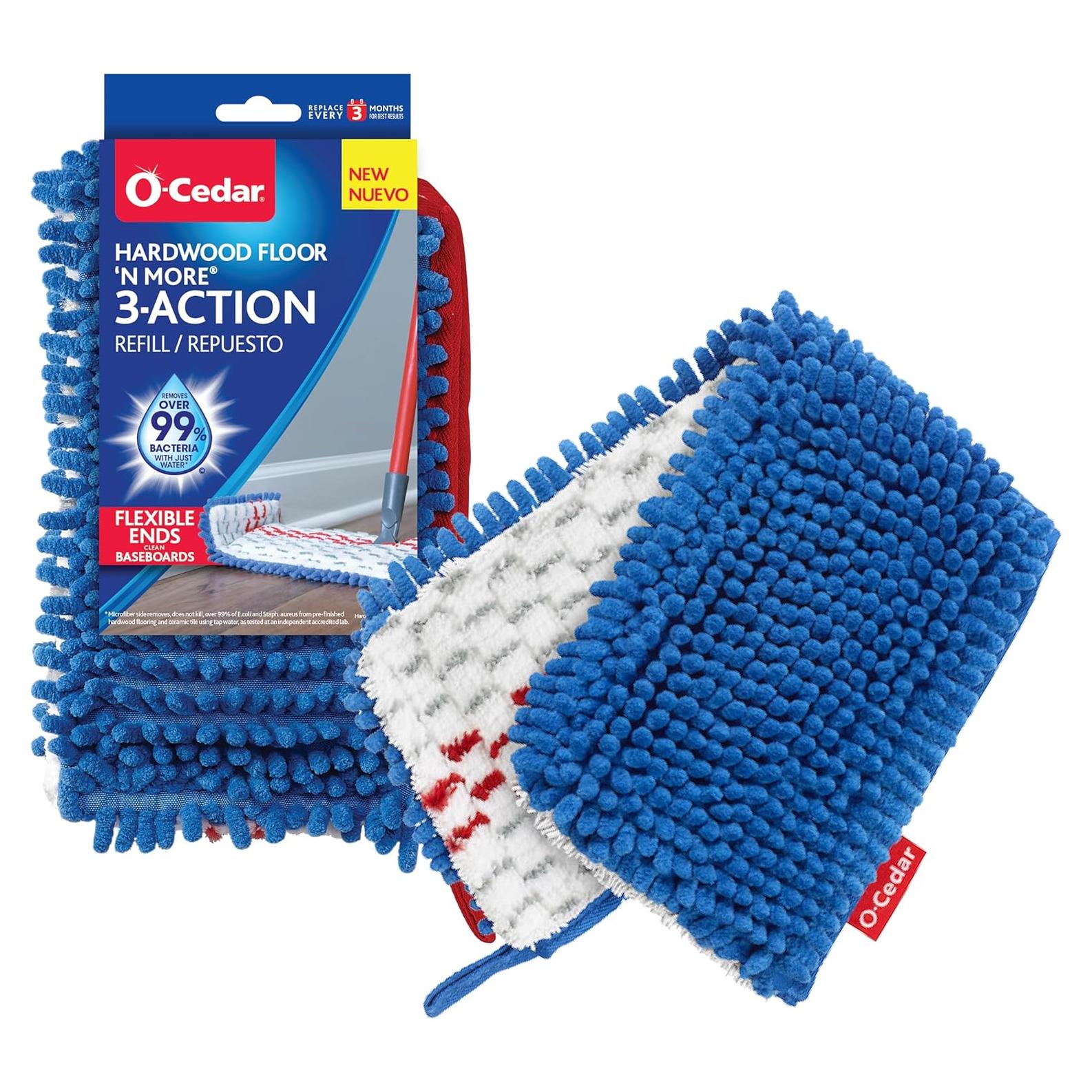 Cabezal de Mopa O-Cedar Hardwood Floor 'N More 3-Action 1 Unidad