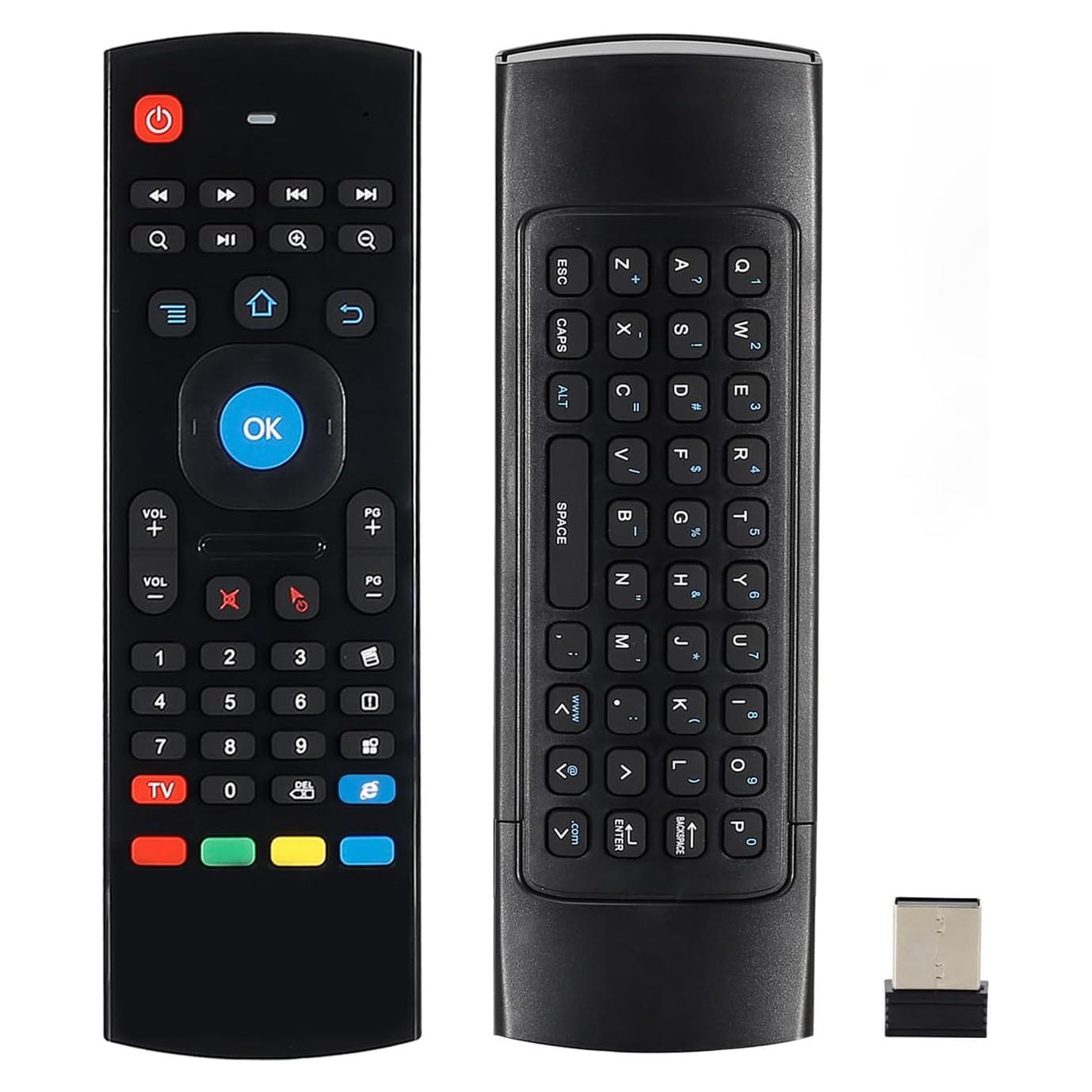 Control Remoto Inalámbrico MX3 Air Mouse con Teclado 2.4G