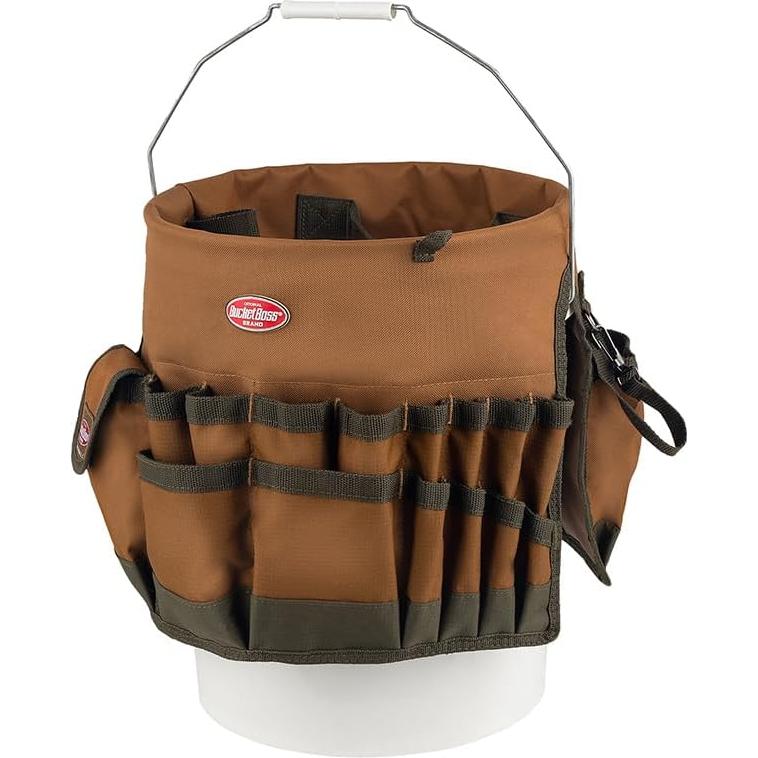 Organizador de Herramientas Bucket Boss El Bucketeer 19L Marrón