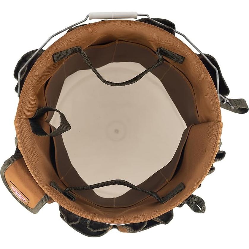 Organizador de Herramientas Bucket Boss El Bucketeer 19L Marrón