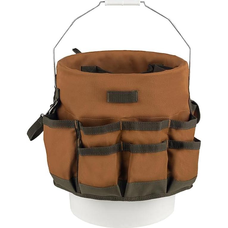 Organizador de Herramientas Bucket Boss El Bucketeer 19L Marrón