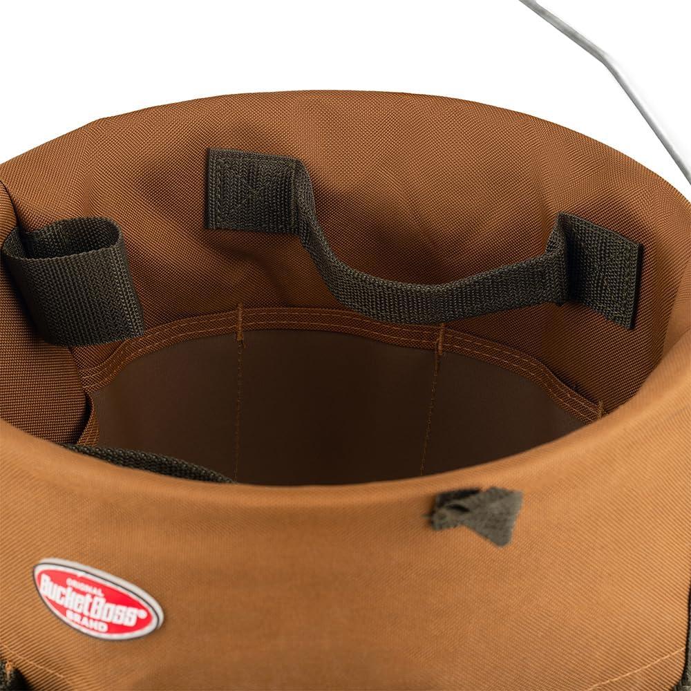 Organizador de Herramientas Bucket Boss El Bucketeer 19L Marrón