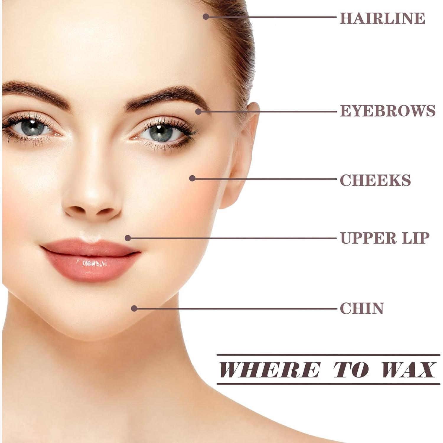 Palitos de Cera de Madera Demissle 400 Piezas para Cejas y Labios