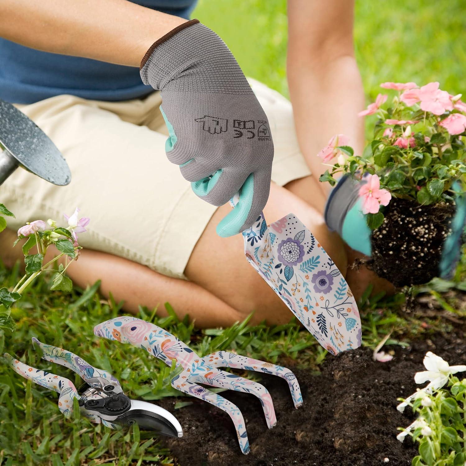 Juego de Herramientas de Jardín WORKPRO 4 Piezas Aluminio