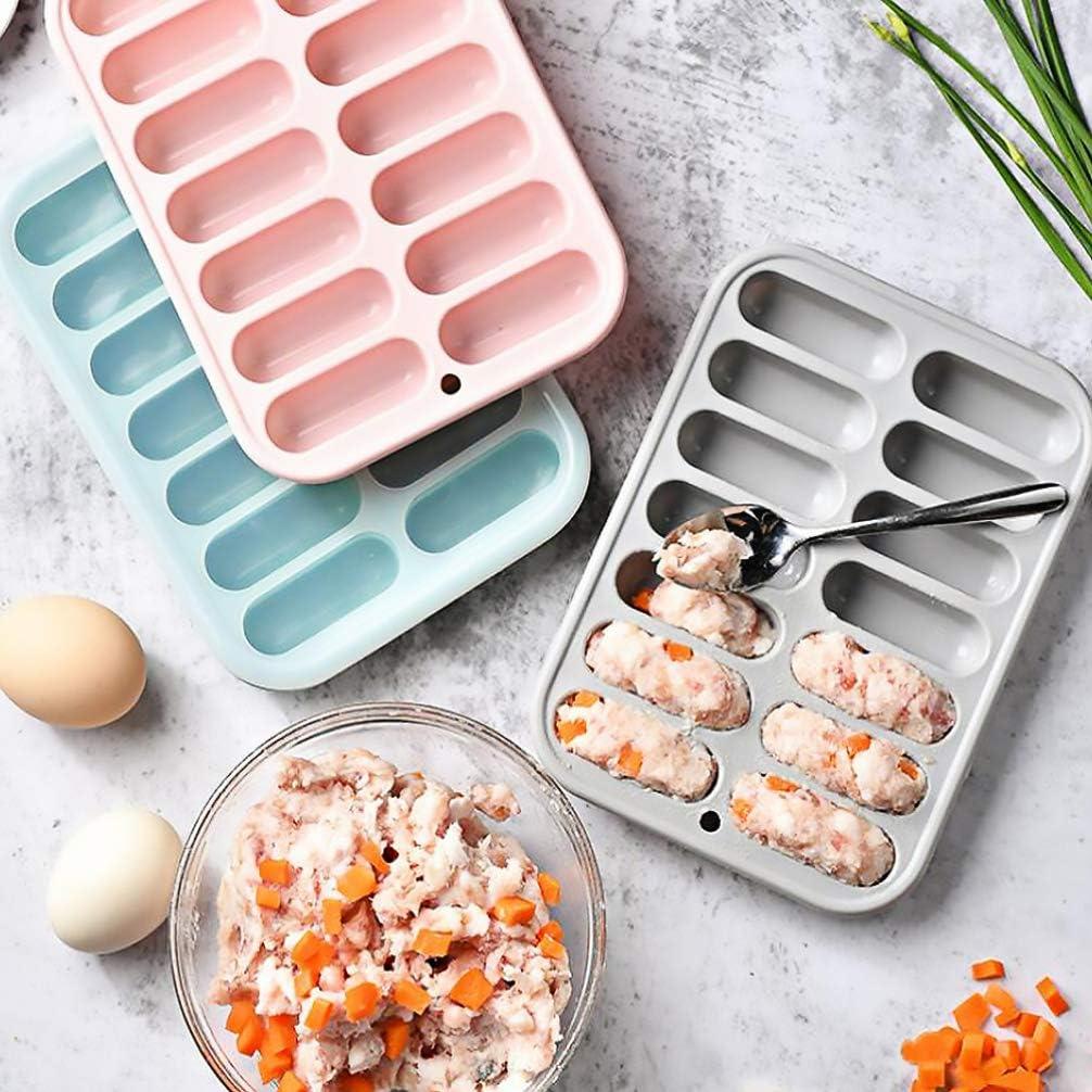 Molde de Silicona DOITOOL para Hornear Salchichas y Hot Dogs