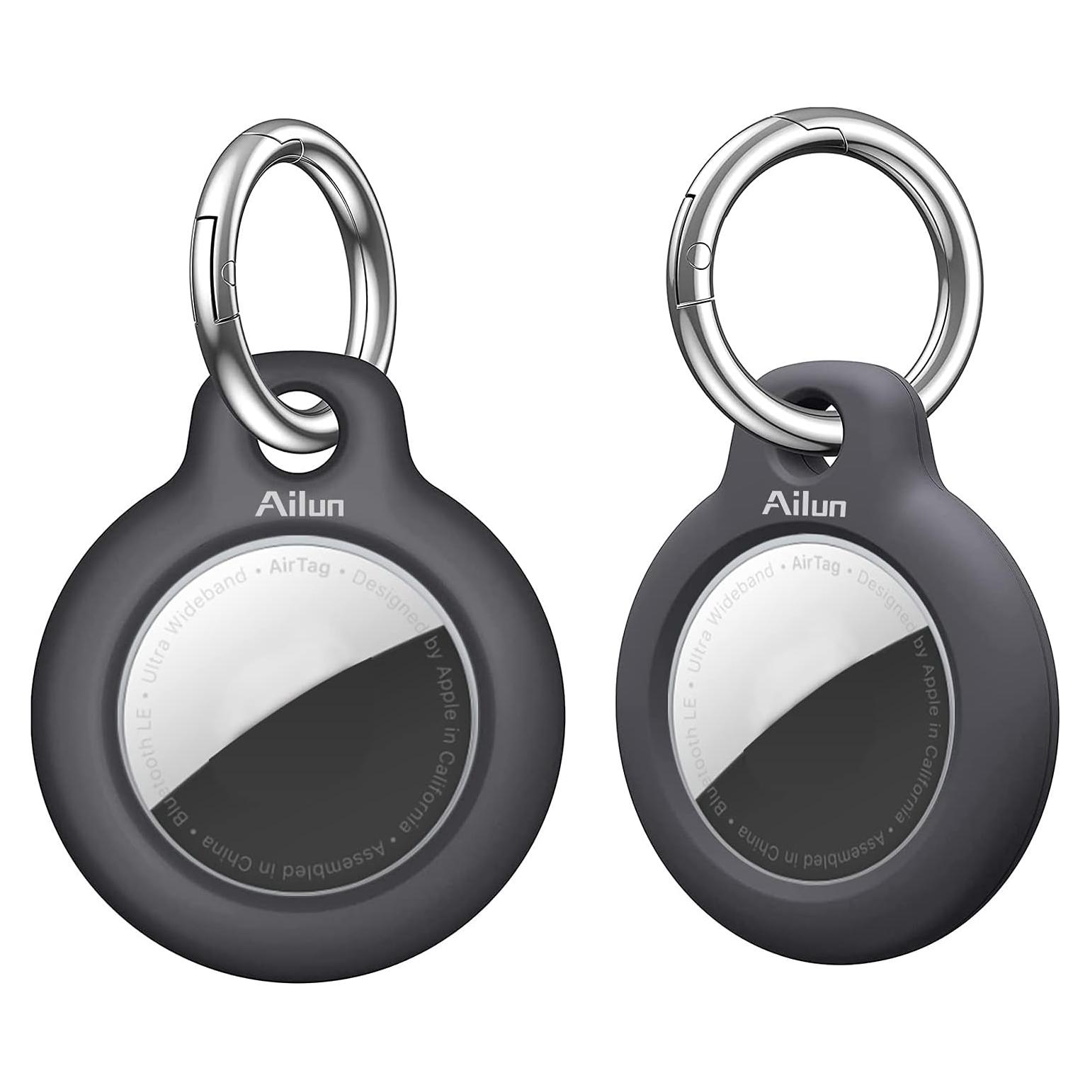 Funda Dura Ailun para AirTag 2021 - Protección Resistente Negra