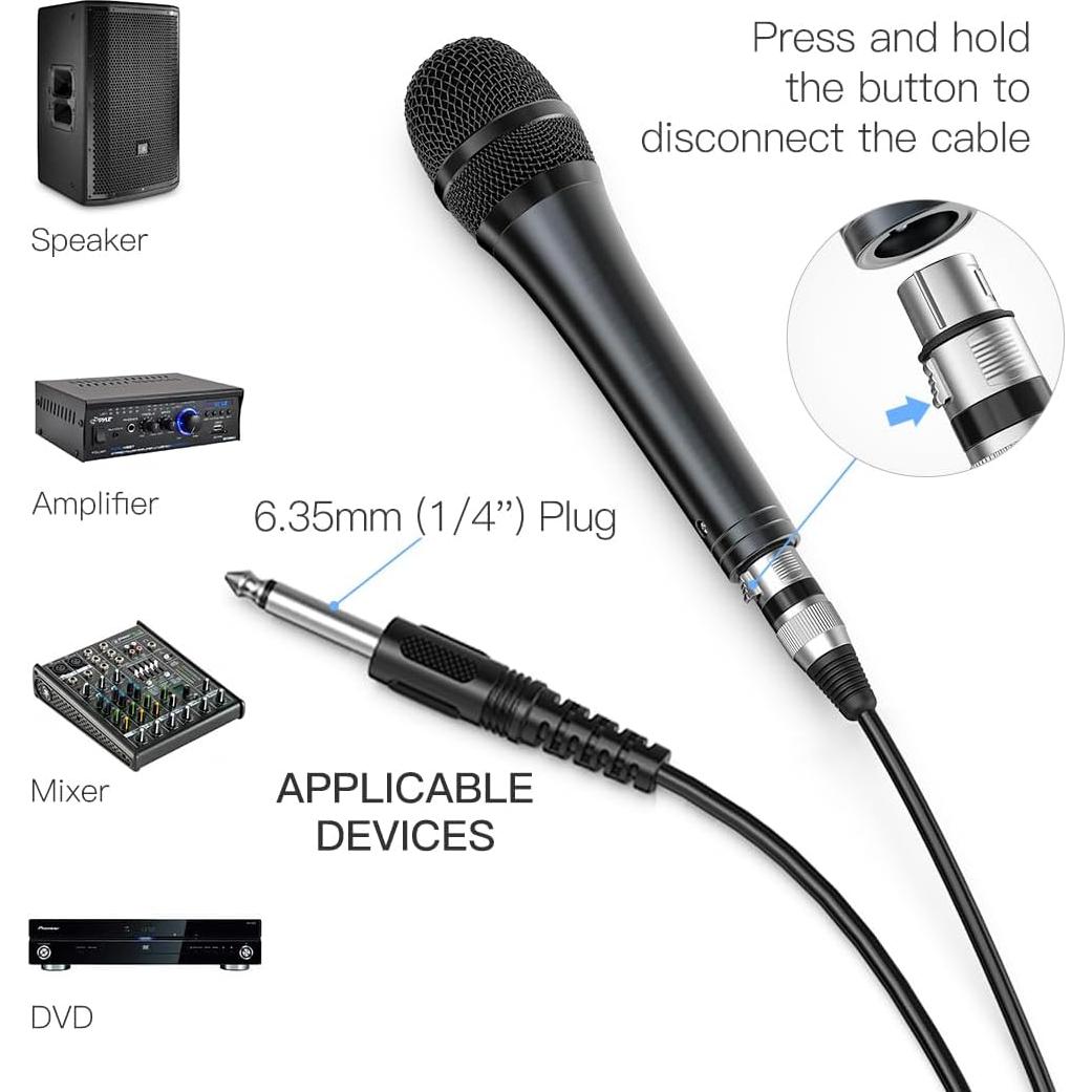 Micrófono de Karaoke Fifine K6 Dinámico con Cable 6.35mm