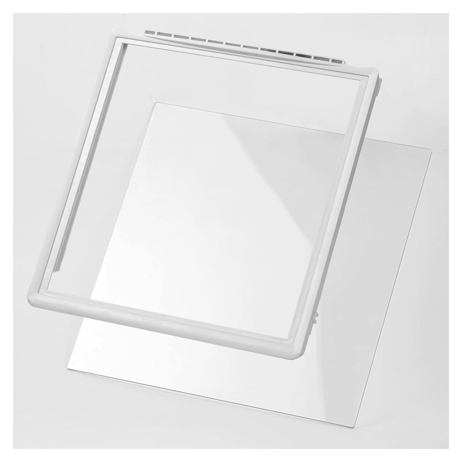 Marco de estante de refrigerador Frigidaire 241969501 con vidrio