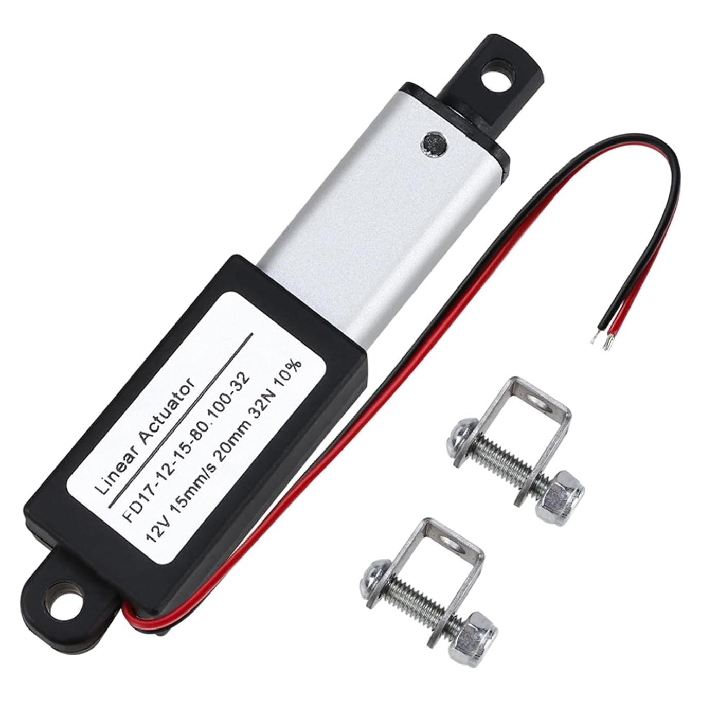 Actuador Lineal Eléctrico NORJIN Mini 12V 20mm 32N