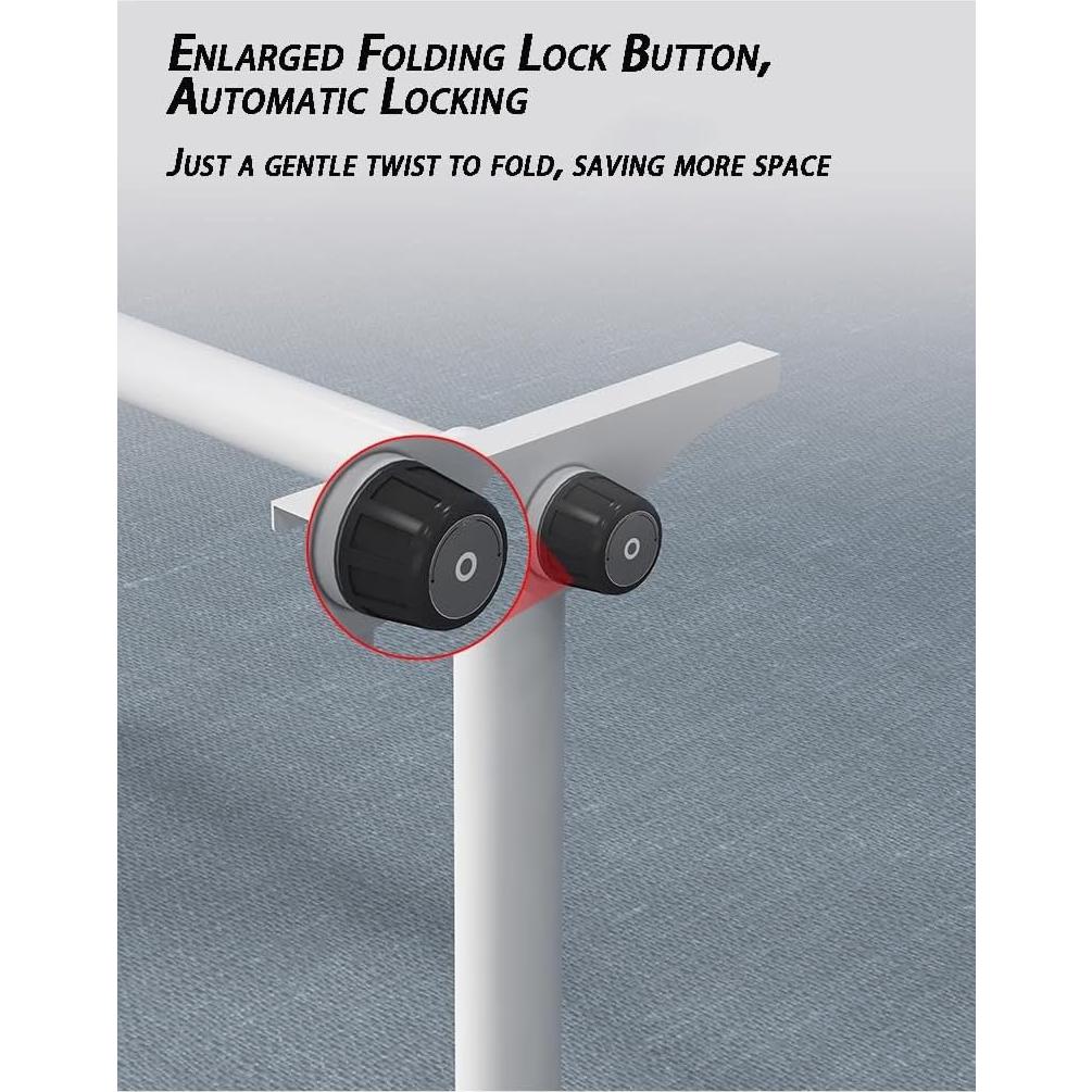 Mesa de Conferencia Plegable JQUZPCV 160x60 cm Nuez Oscura