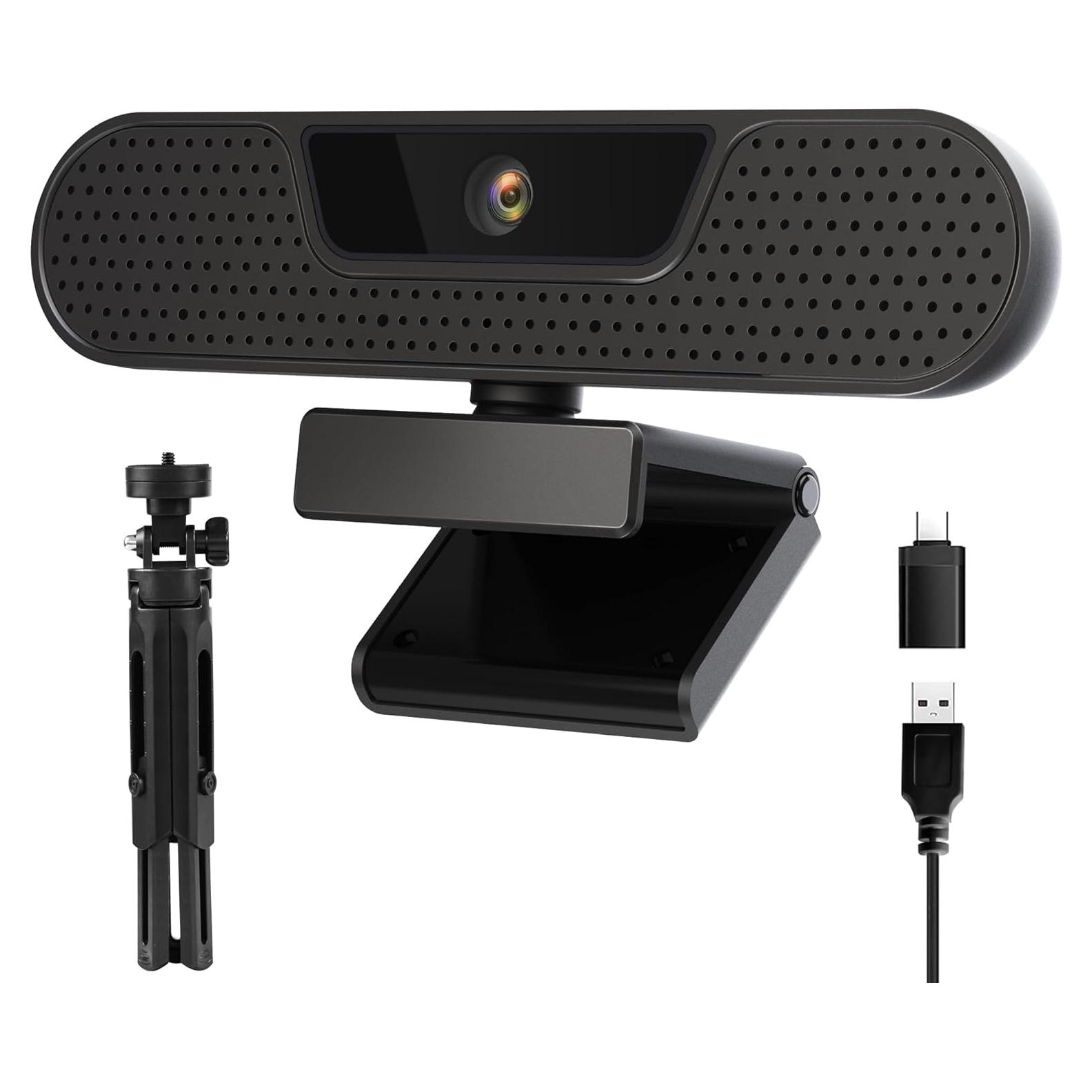 Cámara Web VIZOLINK W2G 1080P 60FPS con Micrófonos y Trípode