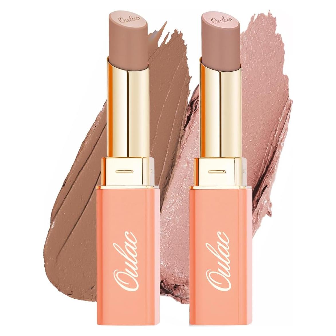 Set de Labiales Satinados Oulac 4g - Hidratante y Vegano