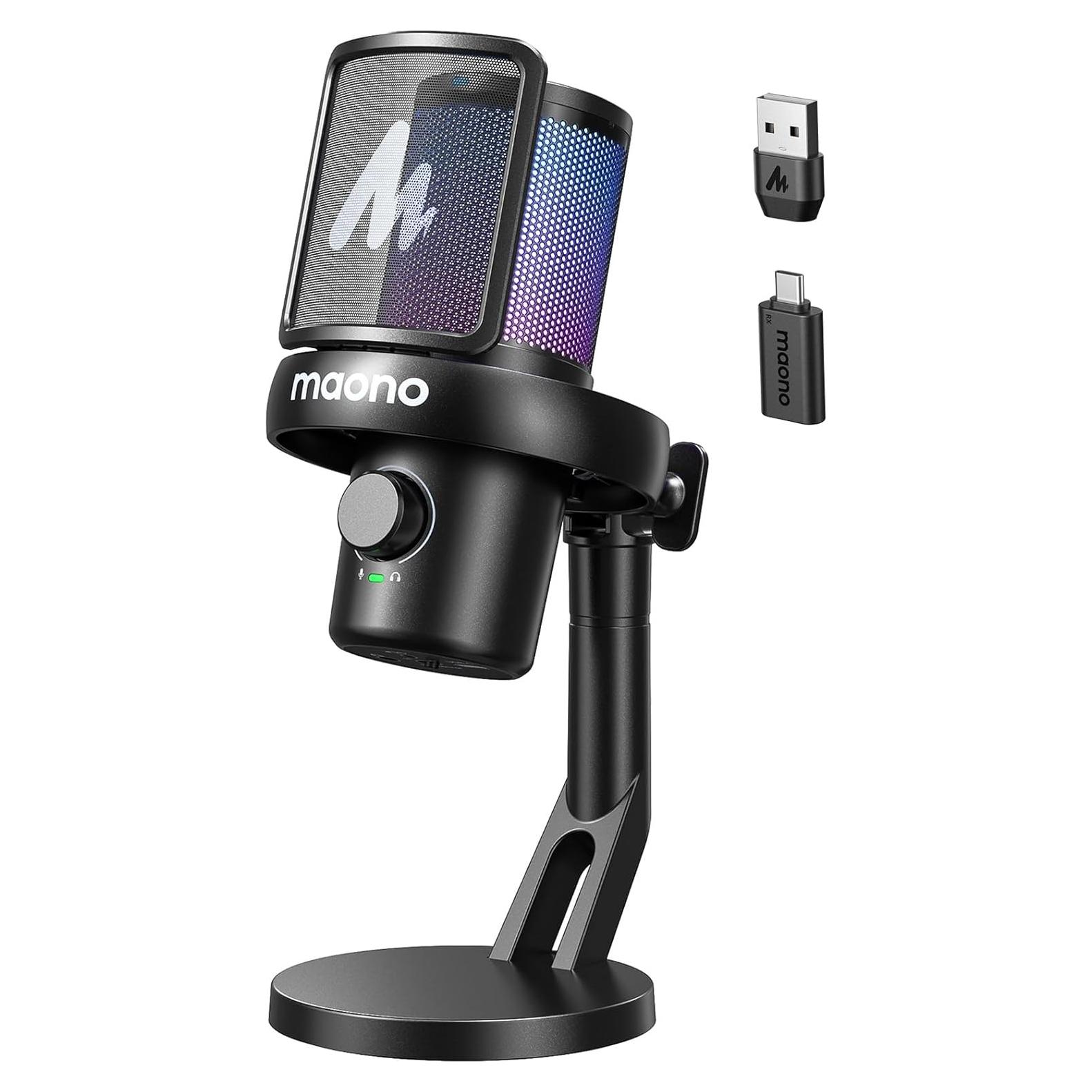 Micrófono Inalámbrico MAONO DM40 USB para PC y Juegos