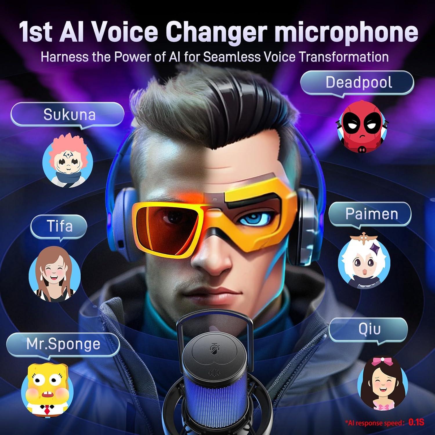 Micrófono Inalámbrico MAONO DM40 USB para PC y Juegos