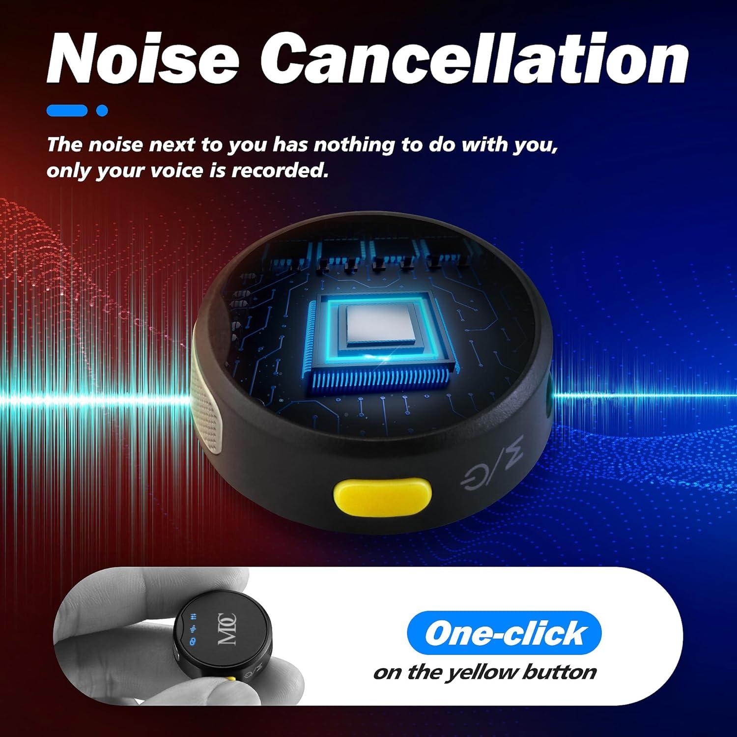 Micrófono Lavalier Inalámbrico MoFa USB-C 152 m 23h Batería