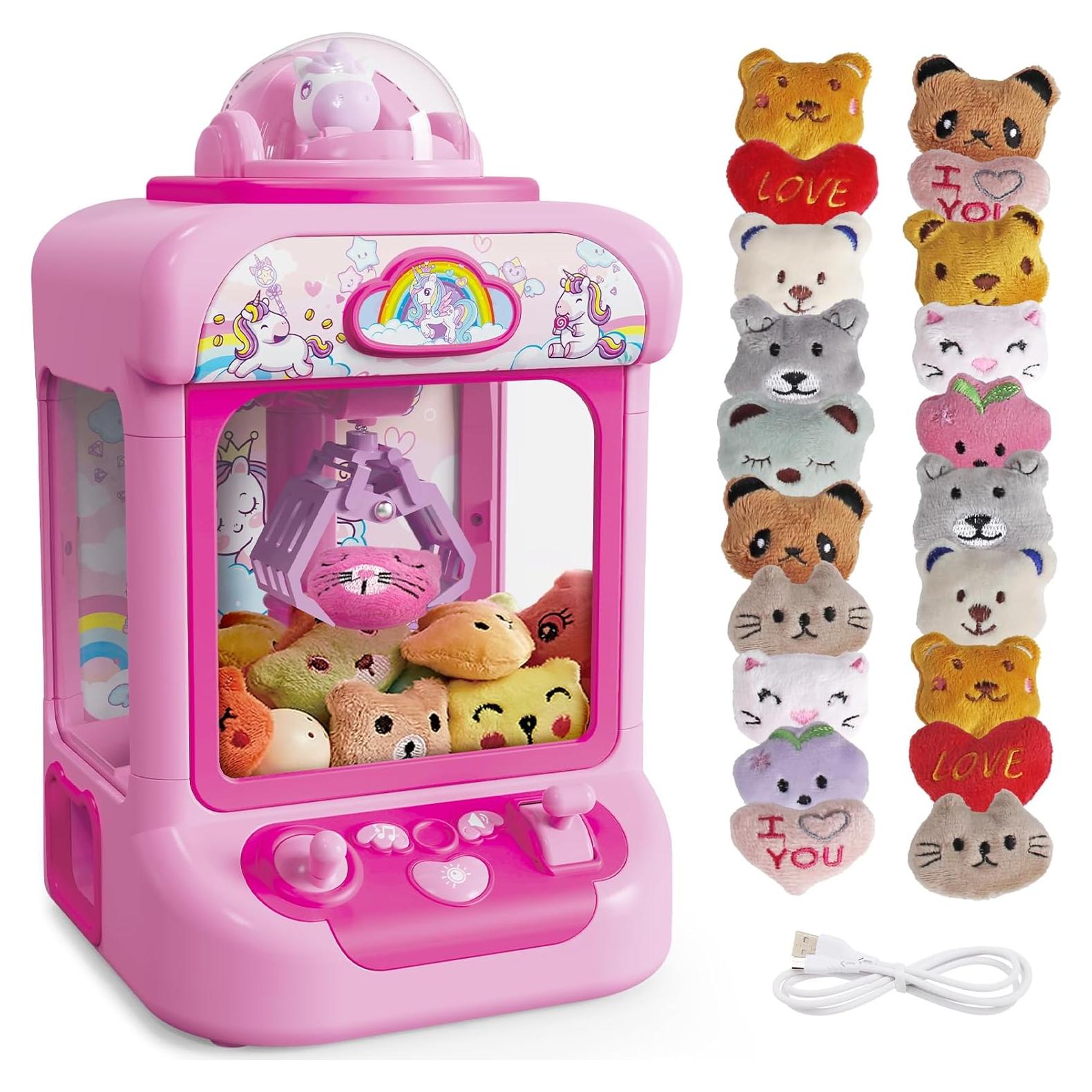 Mini Máquina de Garras Unicornio Marlrin con 20 Peluches