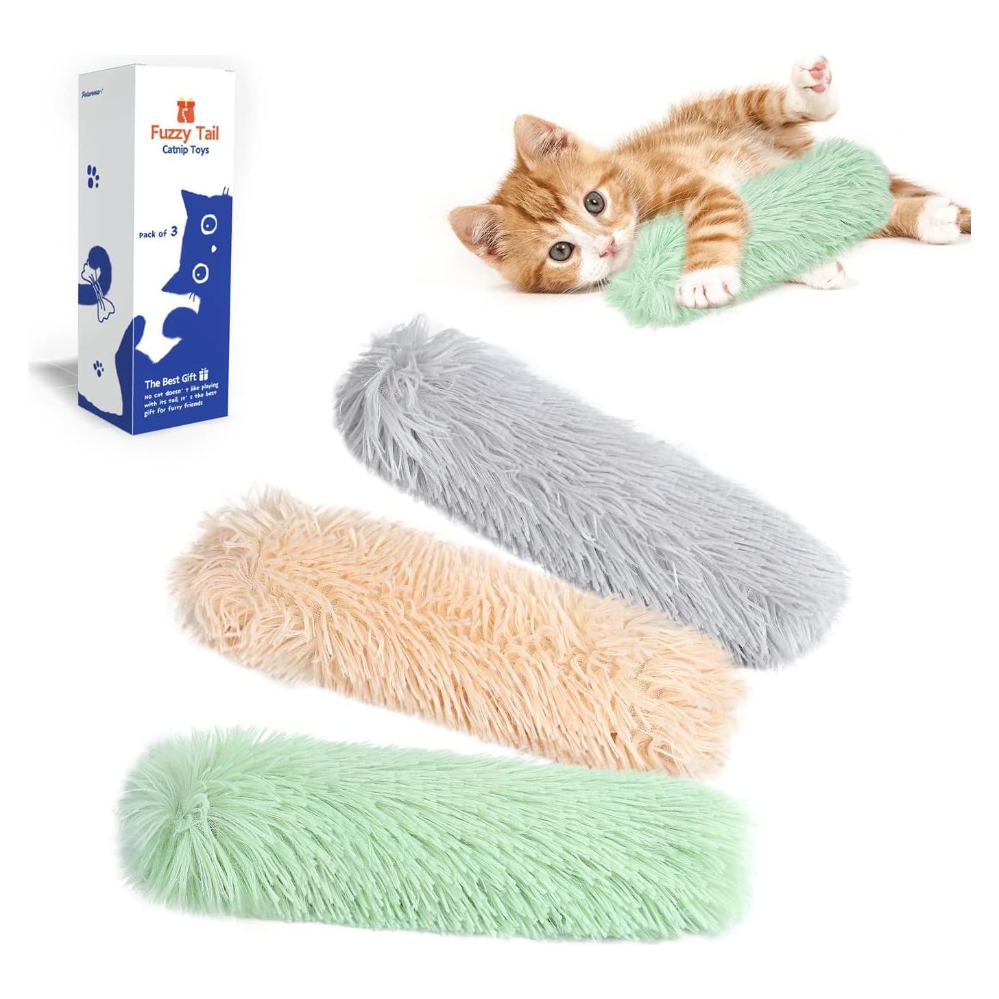 Juguetes para Gatos Potaroma 3 Almohadas Interactivas