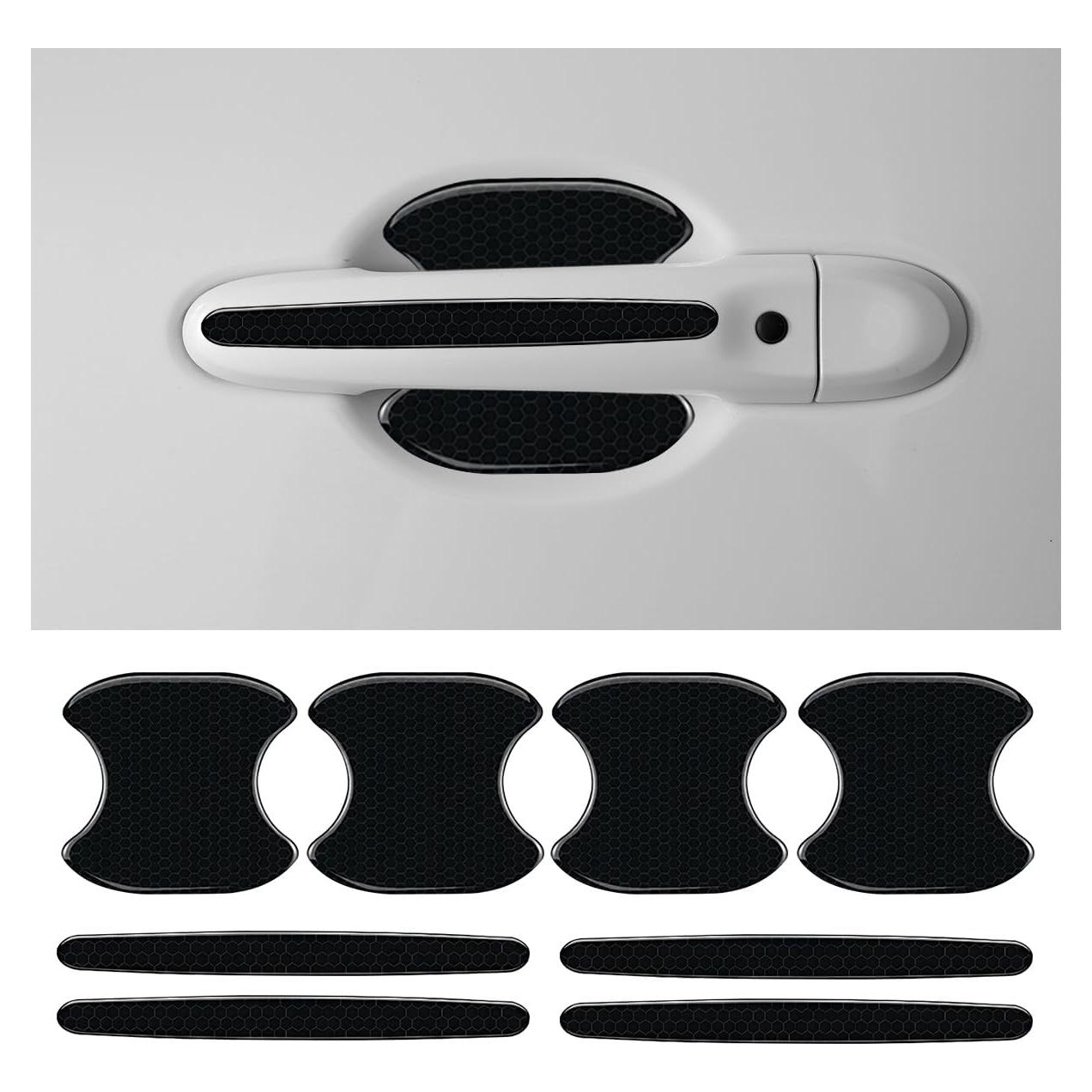 Protector de Arañazos para Manija de Puerta LHDOS 8PCS Negro