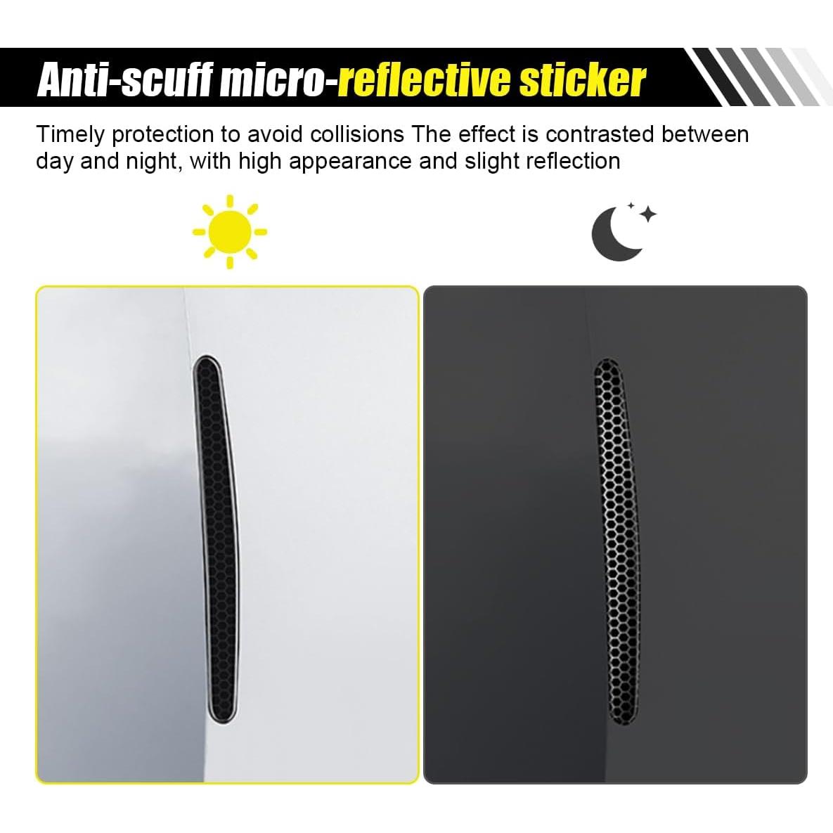 Protector de Arañazos para Manija de Puerta LHDOS 8PCS Negro