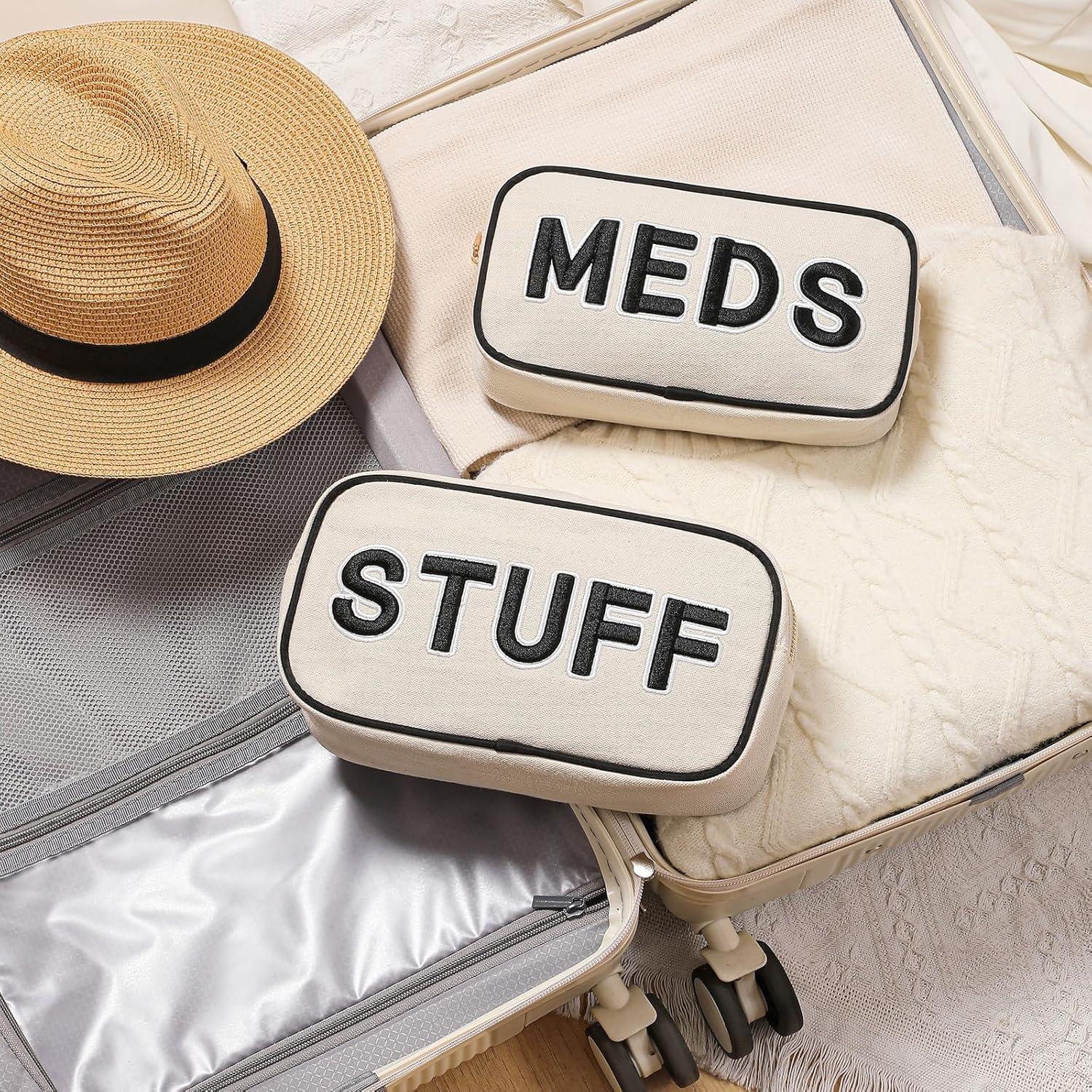 Bolsa de Maquillaje Uekeboag Lona Negra 25x13x6 cm